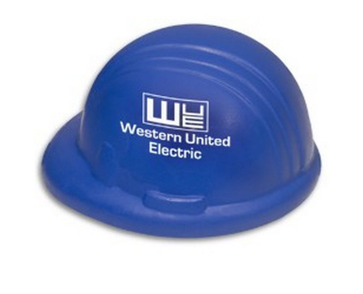 Hard Hat Stress Reliever - Blue