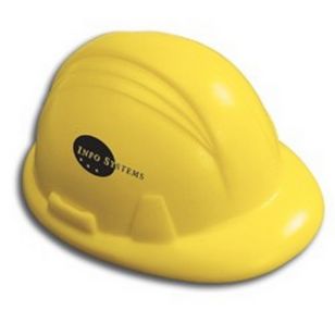 Hard Hat Stress Reliever - Yellow (PMS-Yellow C)