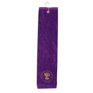 Platinum Collection Golf Towel - Purple