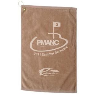 Platinum Collection Golf Towel - Tan