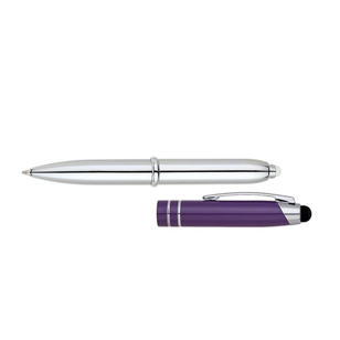 Legacy Ballpoint Pen, Stylus, and LED Light - Purple