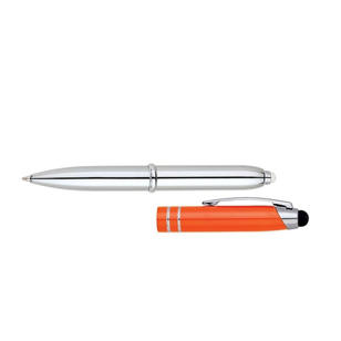 Legacy Ballpoint Pen, Stylus, and LED Light - Orange