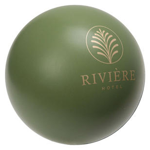 Round Stress Ball - Olive Green