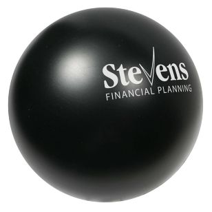 Round Stress Ball - Black