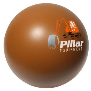 Round Stress Ball - Brown