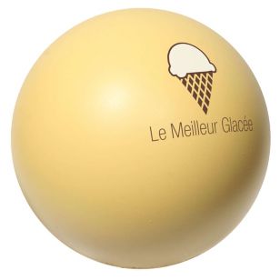 Round Stress Ball - Cream