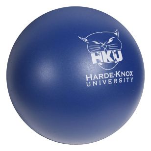 Round Stress Ball - Blue, Navy