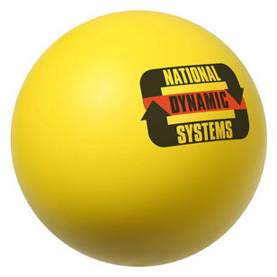 Round Stress Ball - Yellow