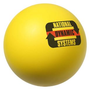 Round Stress Ball - Yellow (PMS-Yellow C)
