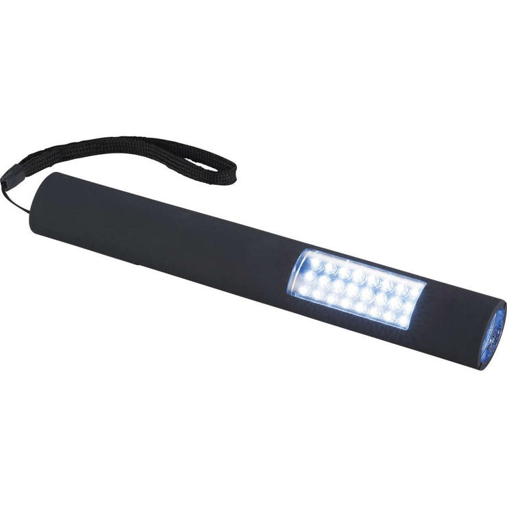 Grip Slim and Bright Magnetic LED Flashlight - Blank - Black