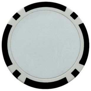 Poker Chip Ball Marker - Black