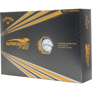 Callaway Warbird 2.0 Golf Balls, Dozen - White