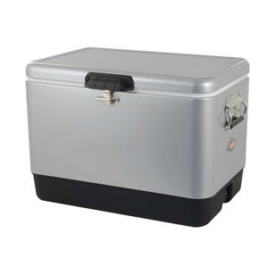 Coleman 54-Quart Classic Steel Belted Cooler - Silver