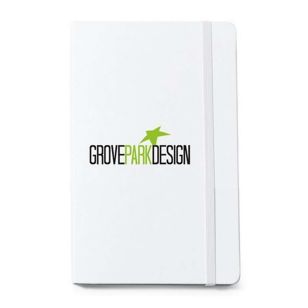 Moleskine® Hard Cover Ruled Large Notebook - White