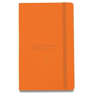 Moleskine Hard Cover Ruled Large Notebook - Orange, True