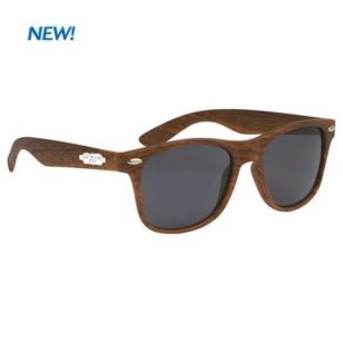 Malibu Sunglasses - Woodtone - Woodgrain