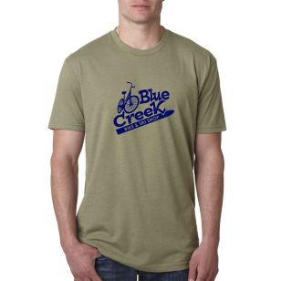 Next Level Apparel Unisex CVC Crewneck T-Shirt- TESTING - Olive, Martini