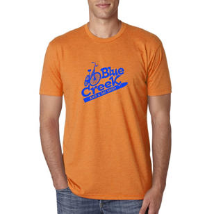 Next Level Apparel Unisex CVC Crewneck T-Shirt - Orange