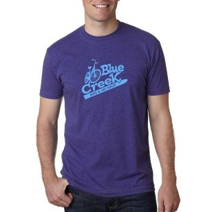 Next Level Apparel Unisex CVC Crewneck T-Shirt- TESTING - Purple
