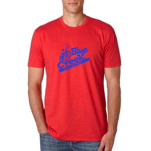 Next Level Apparel Unisex CVC Crewneck T-Shirt- TESTING - Red
