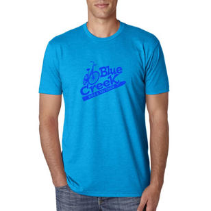 Next Level Apparel Unisex CVC Crewneck T-Shirt - Turquoise