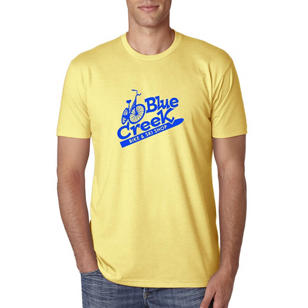 Next Level Apparel Unisex CVC Crewneck T-Shirt - Yellow, Banana Cream