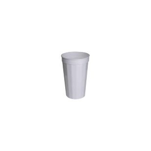 Fluted Stadium Cup - 22 oz. - White