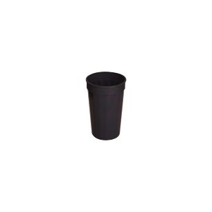 Fluted Stadium Cup - 22 oz. - Black