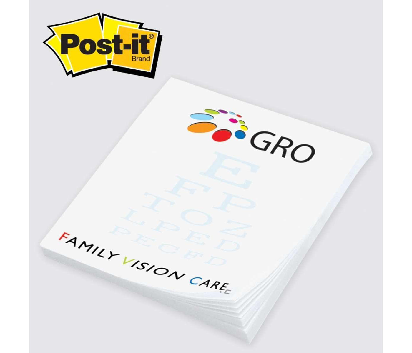 Post-It(R) Notes Full Color - 2-3/4"W x 3"H - White