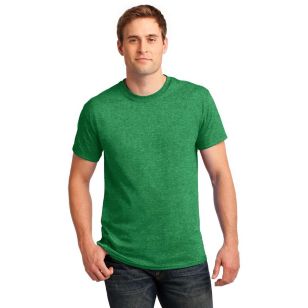 Gildan Ultra 100% Cotton Tee - Dark/Color - Green, Antique Irish