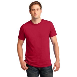 Gildan Ultra 100% Cotton Tee - Dark/Color - Red, Cherry