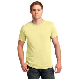 Gildan Ultra 100% Cotton Tee - Dark/Color - Yellow, Cornsilk