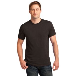 Gildan Ultra 100% Cotton Tee - Dark/Color - Chocolate, Dark