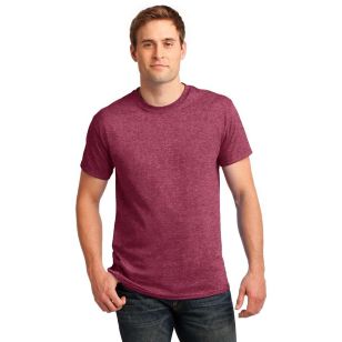 Gildan Ultra 100% Cotton Tee - Dark/Color - Red, Heather Cardinal