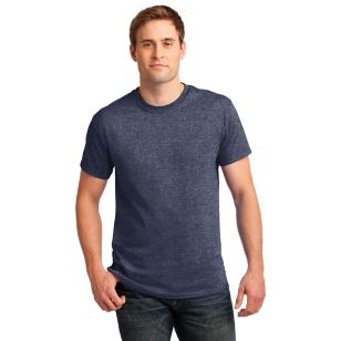 Gildan Ultra 100% Cotton Tee - Dark/Color - Blue, Heathered Navy