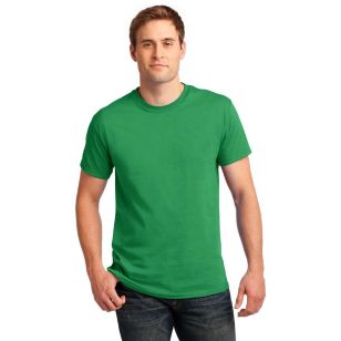 Gildan Ultra 100% Cotton Tee - Dark/Color - Green, Irish