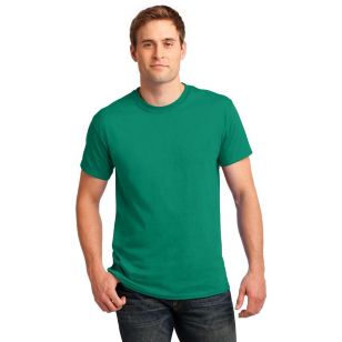 Gildan Ultra 100% Cotton Tee - Dark/Color - Green, Kelly