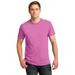 Gildan Ultra 100% Cotton Tee - Dark/Color - Azalea