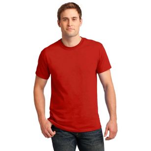 Gildan Ultra 100% Cotton Tee - Dark/Color - Red