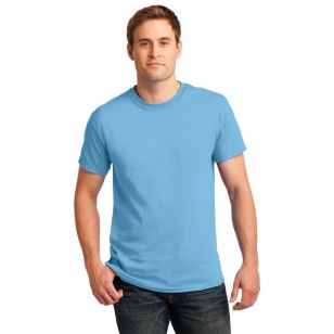 Gildan Ultra 100% Cotton Tee - Dark/Color - Blue, Sky