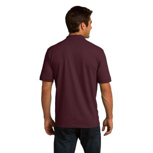 Port & Company 5.5 Oz. Jersey Knit Polo - Dark - Maroon, Athletic