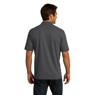 Port & Company 5.5 Oz. Jersey Knit Polo - Dark - Charcoal