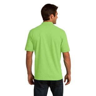 Port & Company 5.5 Oz. Jersey Knit Polo - Dark - Green, Lime