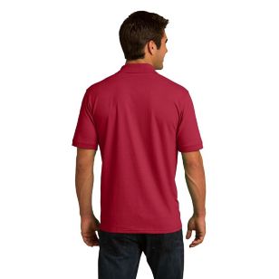 Port & Company 5.5 Oz. Jersey Knit Polo - Dark - Red