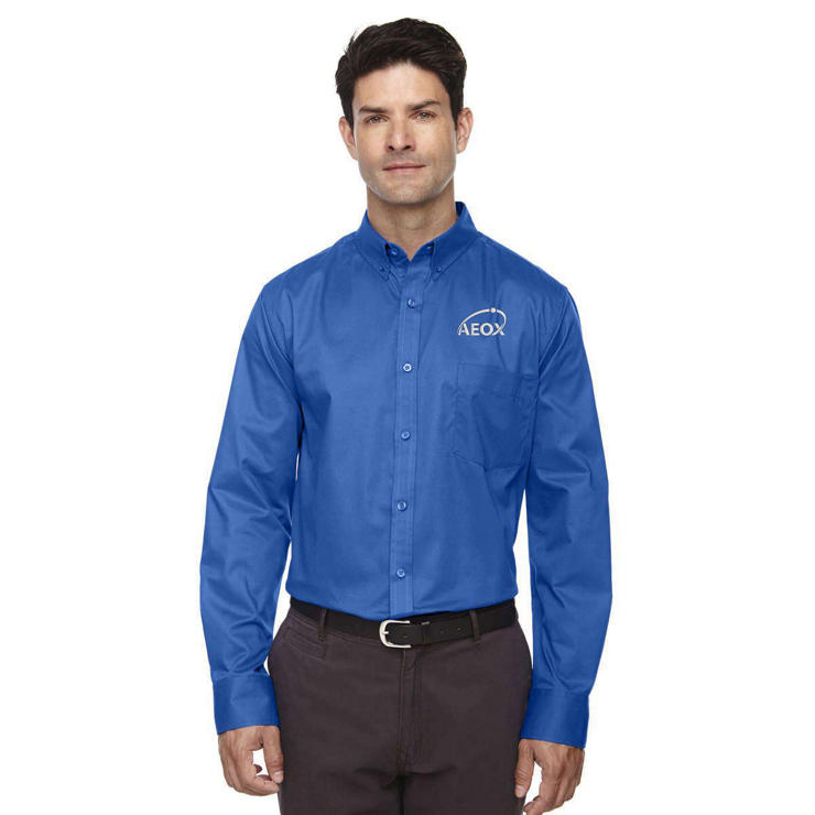 Core 365 Men's Operate Long-Sleeve Twill Shirt