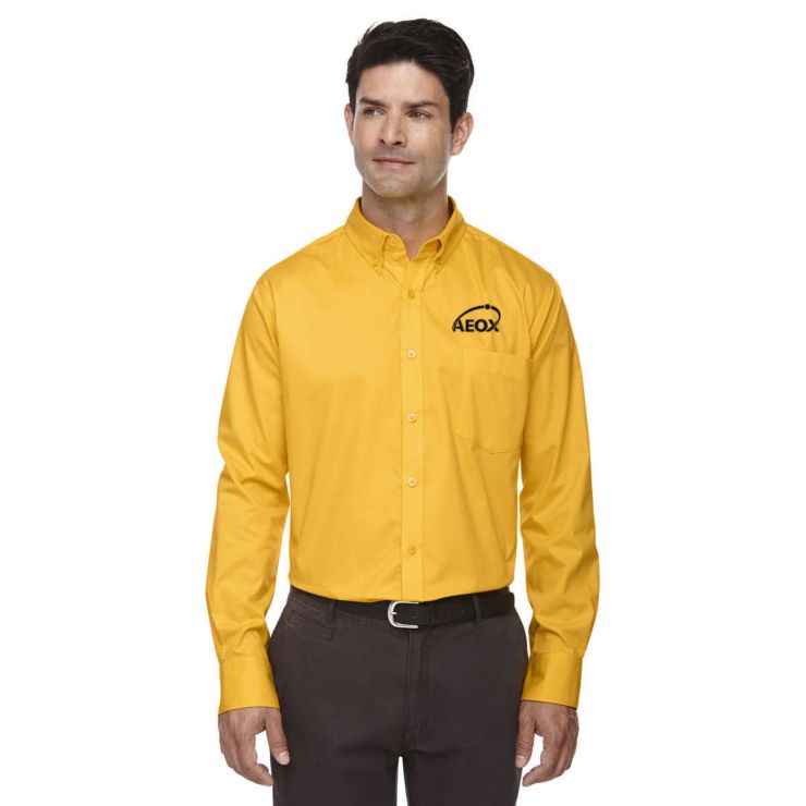 Core 365 Men's Operate Long-Sleeve Twill Shirt