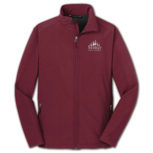 Port Authority Core Soft Shell Jacket - Dark/Color - Maroon