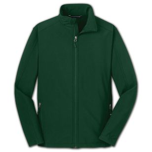 Port Authority Core Soft Shell Jacket - Dark/Color - Green, Forest (similar to PMS 349)