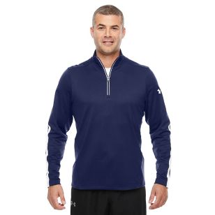 Under Armour Men's Qualifier 1/4 Zip - Blue, Midnight Navy