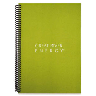 Spiral Eco Notebook - Green (PMS-7495)